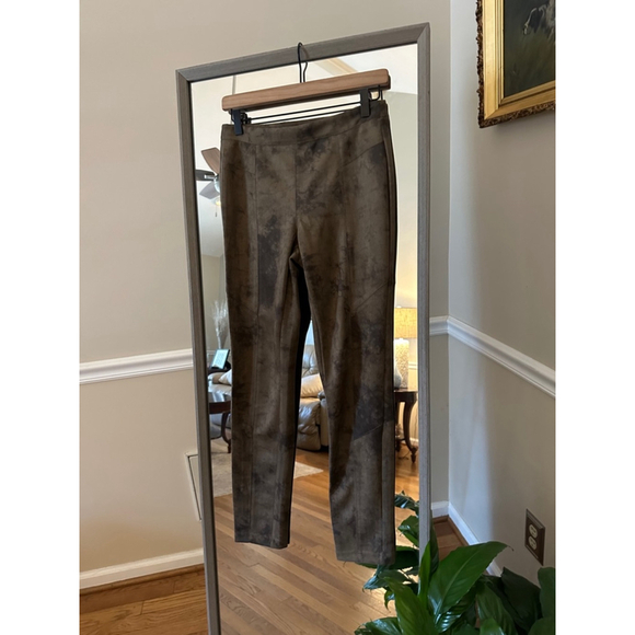 Women's Tahari Pants Size S Brown Faux Leather - Picture 6 of 8